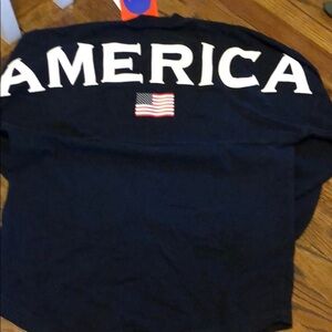 Spirit football jersey America NWT xs navy men’s
